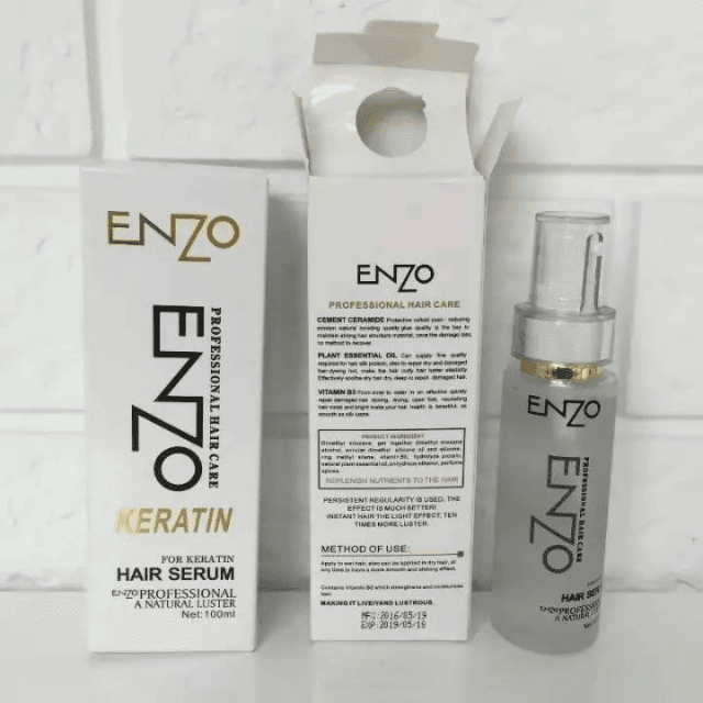 Enzo Keratin Hair Serum A Complete Treatment of Damage Hair