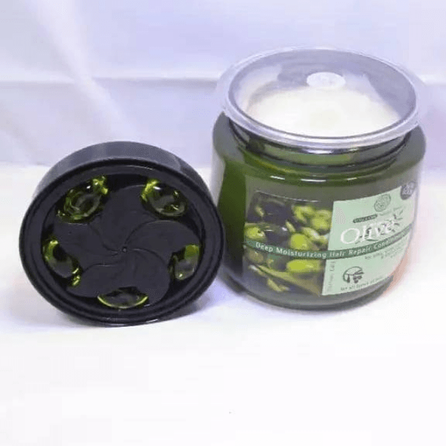 Olive Hair Mask + Conditioner Jar