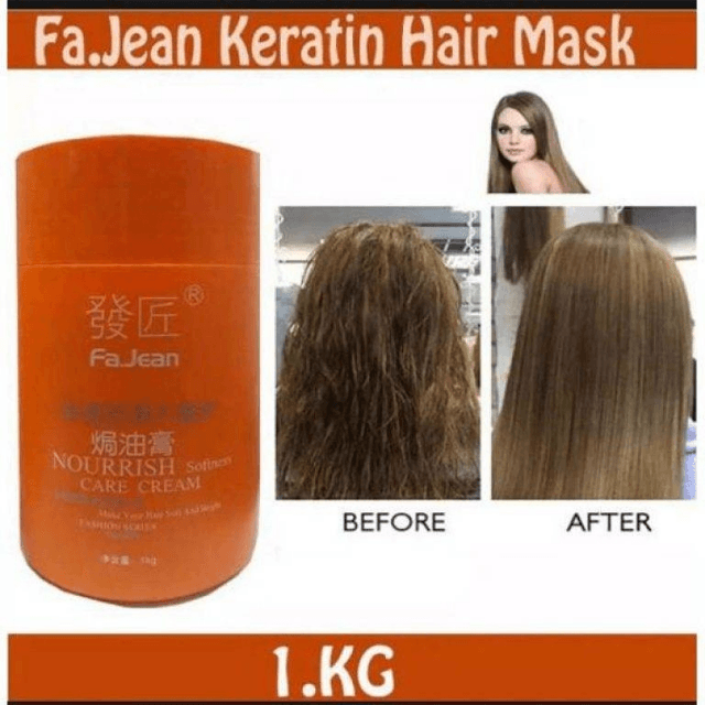 Fa.Jean Keratin Hair Mask For Hair Treatment Repair & Damage