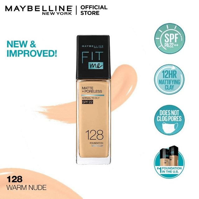 Maybelline NY Fit Me Matte + Poreless Liquid Foundation