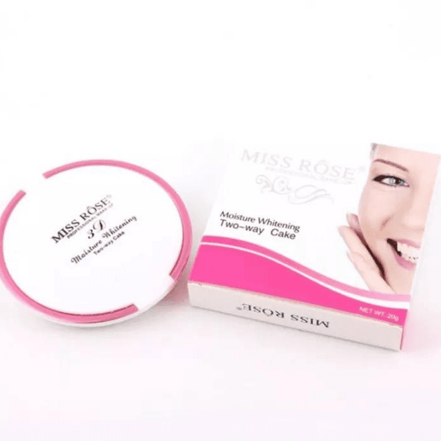 MISS ROSE 3D Contour Moisture Whiteing Two-way Pressed Powde