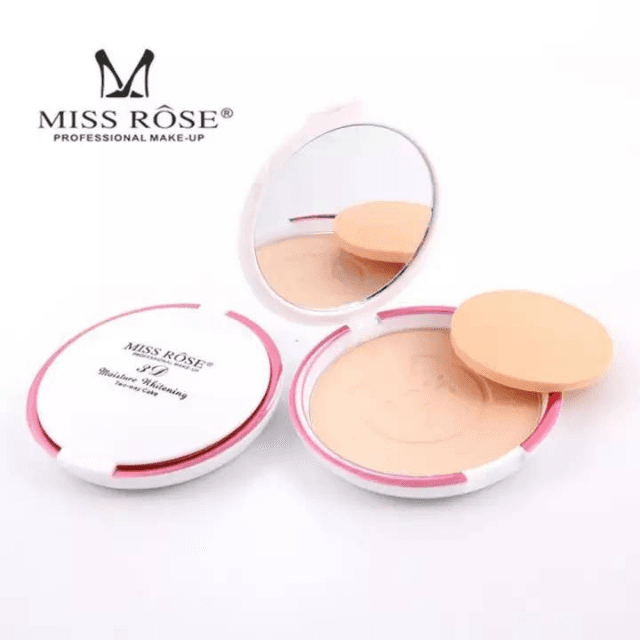 MISS ROSE 3D Contour Moisture Whiteing Two-way Pressed Powde