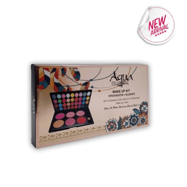 Aqua Color Line 36+6 Eyeshadow & Blusher & Matte Touch Kit