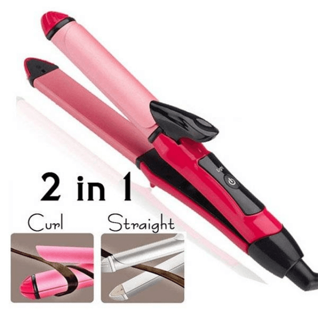 NOVA 2 in 1 Hair Straightener & Curler