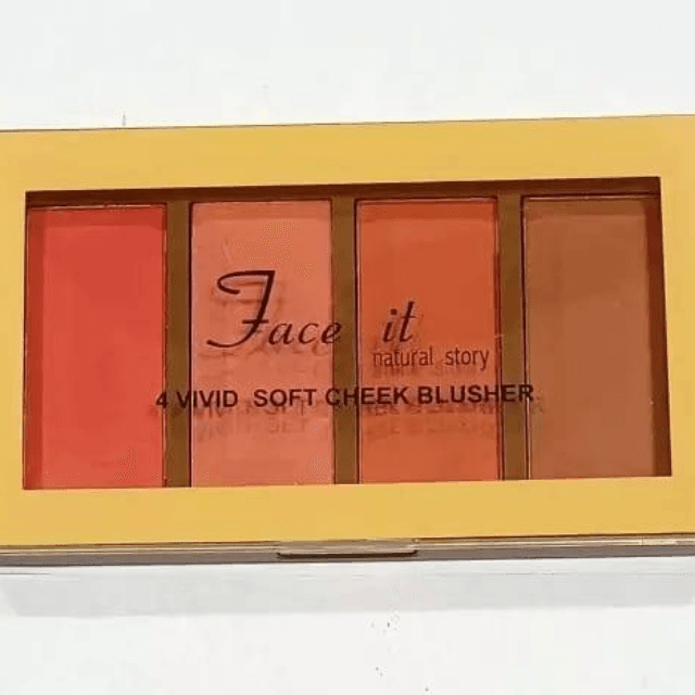 Face It 4 Color Professional Cheeks Blusher