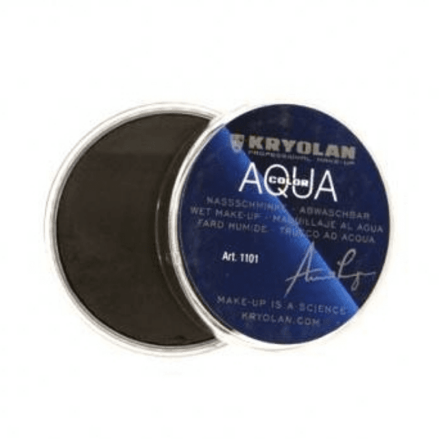 Kryolan Aquacolor Cake Liner Black