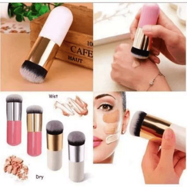 Foundation Kabuki Brush,Chubby Pier Foundation Brush Flat Cream Makeup Brus