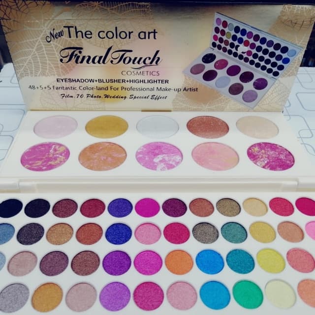 Final Touch Eyeshadow, Blusher & Highlighter 58 in 1 Palette