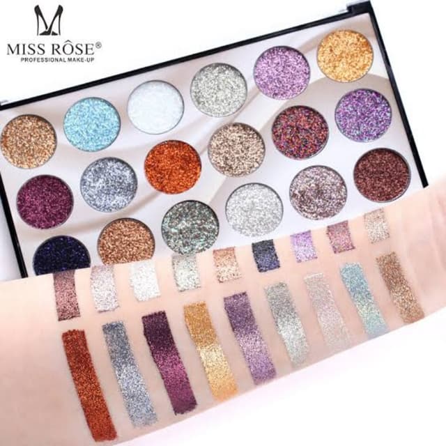 Miss Rose Diamond Shine Glitter Eyeshadow Palette